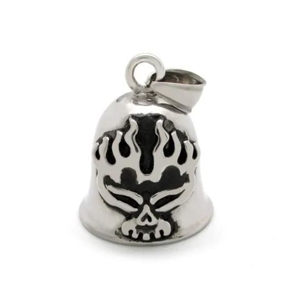 Punk Flame Motorcycle Bell Keychain Pendant Men\'s Hip Hop Rock Riding Exorcism Amulet Jewelry Accessories - Image 25