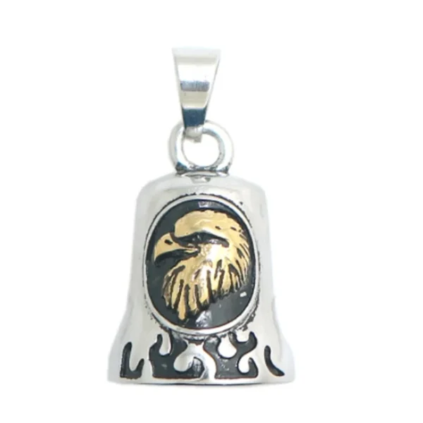 Punk Flame Motorcycle Bell Keychain Pendant Men\'s Hip Hop Rock Riding Exorcism Amulet Jewelry Accessories - Image 36