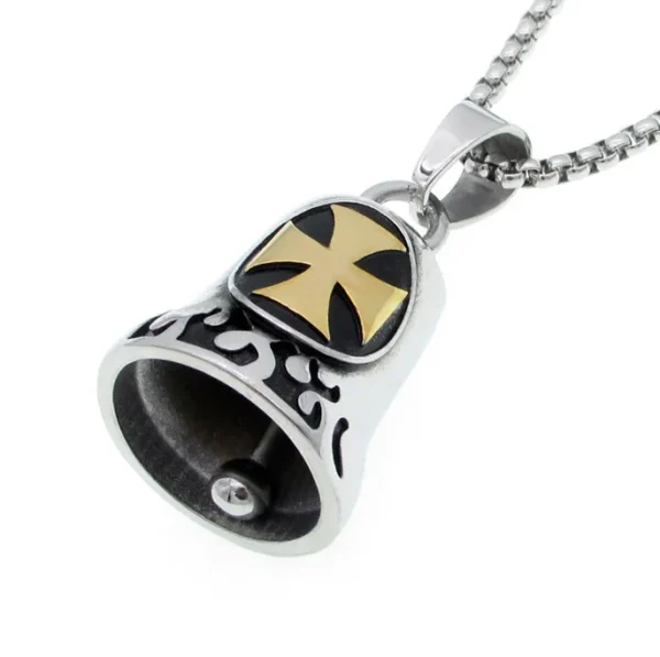 Punk Flame Motorcycle Bell Keychain Pendant Men\'s Hip Hop Rock Riding Exorcism Amulet Jewelry Accessories - Image 23