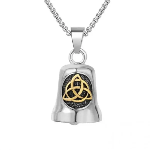 Punk Flame Motorcycle Bell Keychain Pendant Men\'s Hip Hop Rock Riding Exorcism Amulet Jewelry Accessories - Image 41