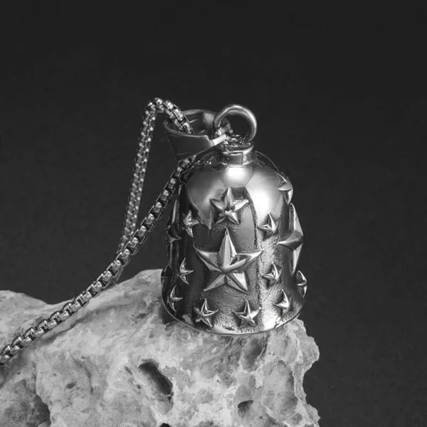 Punk Flame Motorcycle Bell Keychain Pendant Men\'s Hip Hop Rock Riding Exorcism Amulet Jewelry Accessories - Image 51