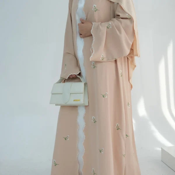 Eid Muslim Abaya for Women Embroidery Cardigan Dresses Abayas Ramadan Morocco Dubai Jalabiya Kaftan Vestidos Arab Long Robe 2025 - Image 18