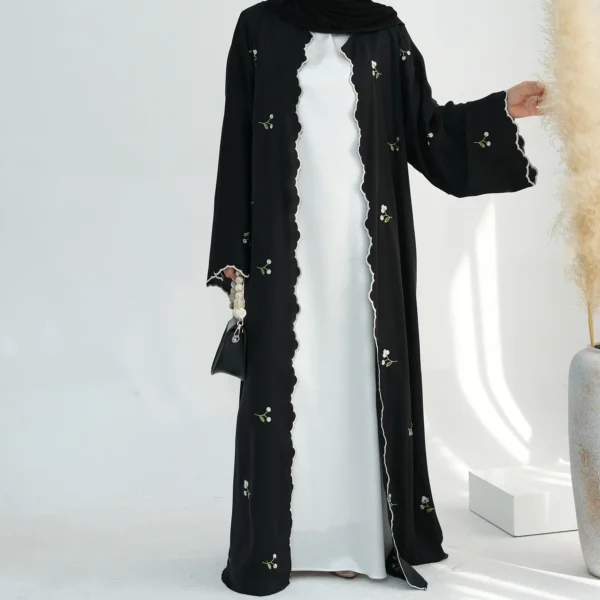 Eid Muslim Abaya for Women Embroidery Cardigan Dresses Abayas Ramadan Morocco Dubai Jalabiya Kaftan Vestidos Arab Long Robe 2025 - Image 31