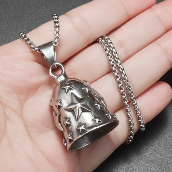 Punk Flame Motorcycle Bell Keychain Pendant Men\'s Hip Hop Rock Riding Exorcism Amulet Jewelry Accessories - Image 56