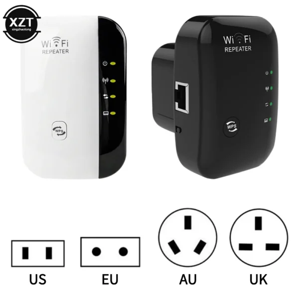 WiFi Signal Amplifier Signal Booster WiFi Repeater Wireless Extender Router Router 300Mbps Repeater Extender - Image 4