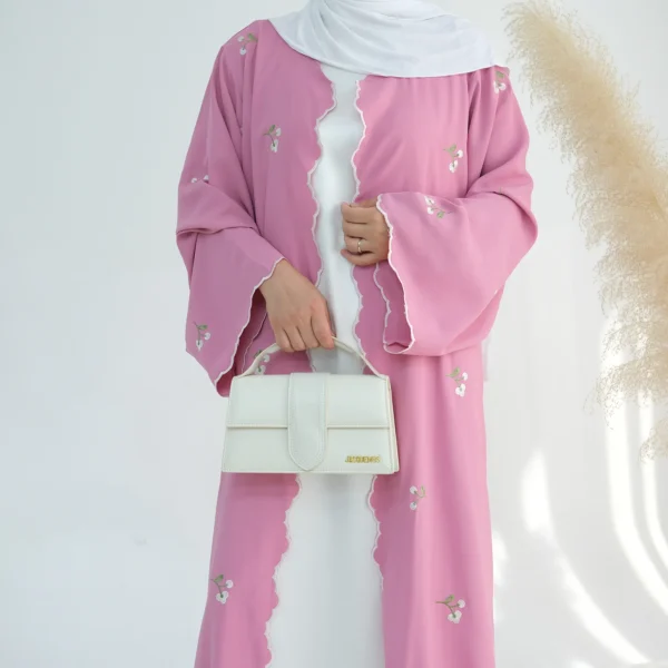 Eid Muslim Abaya for Women Embroidery Cardigan Dresses Abayas Ramadan Morocco Dubai Jalabiya Kaftan Vestidos Arab Long Robe 2025 - Image 25