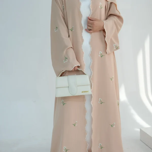 Eid Muslim Abaya for Women Embroidery Cardigan Dresses Abayas Ramadan Morocco Dubai Jalabiya Kaftan Vestidos Arab Long Robe 2025 - Image 16