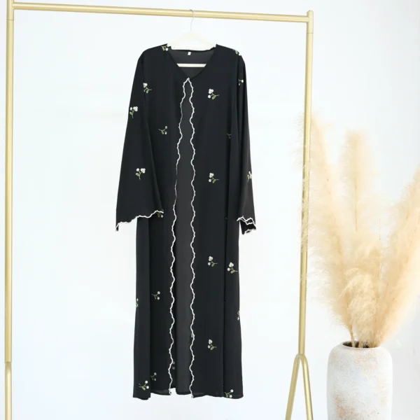 Eid Muslim Abaya for Women Embroidery Cardigan Dresses Abayas Ramadan Morocco Dubai Jalabiya Kaftan Vestidos Arab Long Robe 2025 - Image 38