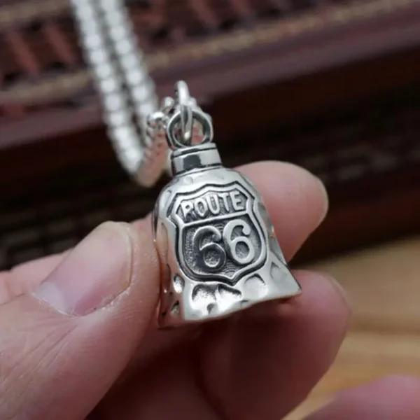Punk Flame Motorcycle Bell Keychain Pendant Men\'s Hip Hop Rock Riding Exorcism Amulet Jewelry Accessories - Image 9