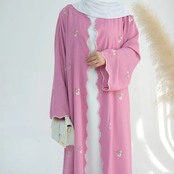 Eid Muslim Abaya for Women Embroidery Cardigan Dresses Abayas Ramadan Morocco Dubai Jalabiya Kaftan Vestidos Arab Long Robe 2025 - Image 26