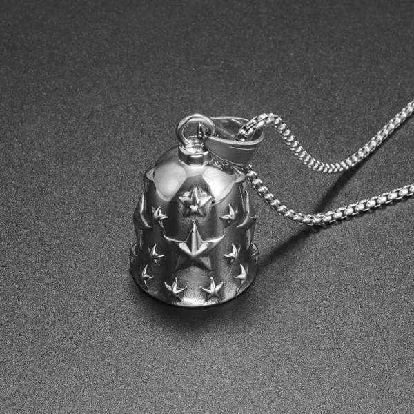 Punk Flame Motorcycle Bell Keychain Pendant Men\'s Hip Hop Rock Riding Exorcism Amulet Jewelry Accessories - Image 49