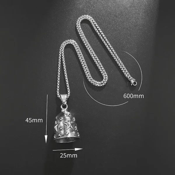 Punk Flame Motorcycle Bell Keychain Pendant Men\'s Hip Hop Rock Riding Exorcism Amulet Jewelry Accessories - Image 48