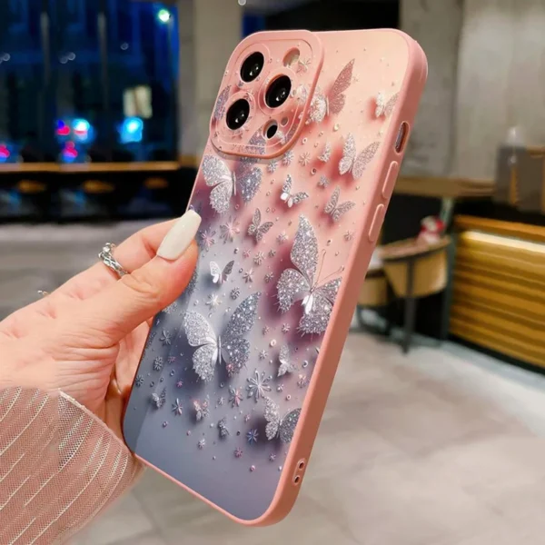 Butterfly Floral Design Phone Case for Samsung Galaxy A56 A16 A15 A35 A55 A34 A54 A33 A53 A32 S25 S23 Ultra S22 Plus S24FE Cover - Image 5