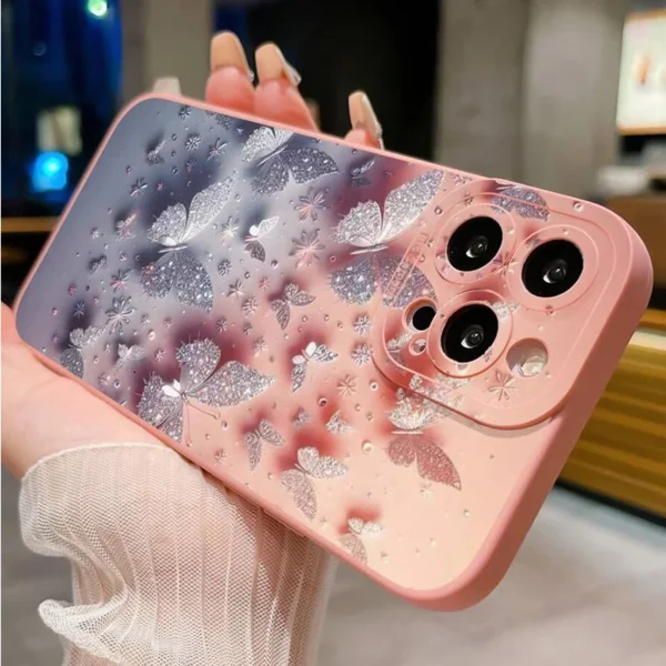 Butterfly Floral Design Phone Case for Samsung Galaxy A56 A16 A15 A35 A55 A34 A54 A33 A53 A32 S25 S23 Ultra S22 Plus S24FE Cover - Image 6