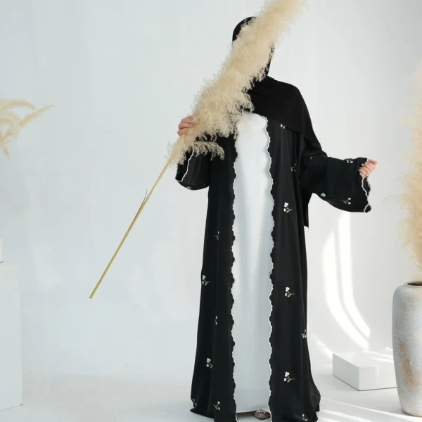 Eid Muslim Abaya for Women Embroidery Cardigan Dresses Abayas Ramadan Morocco Dubai Jalabiya Kaftan Vestidos Arab Long Robe 2025 - Image 28