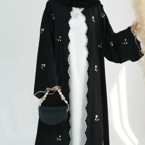 Eid Muslim Abaya for Women Embroidery Cardigan Dresses Abayas Ramadan Morocco Dubai Jalabiya Kaftan Vestidos Arab Long Robe 2025 - Image 32