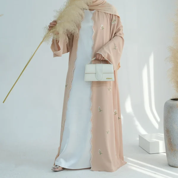 Eid Muslim Abaya for Women Embroidery Cardigan Dresses Abayas Ramadan Morocco Dubai Jalabiya Kaftan Vestidos Arab Long Robe 2025 - Image 14