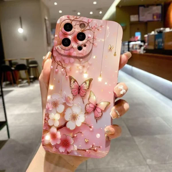 Butterfly Floral Design Phone Case for Samsung Galaxy A56 A16 A15 A35 A55 A34 A54 A33 A53 A32 S25 S23 Ultra S22 Plus S24FE Cover - Image 7