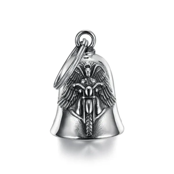 Punk Flame Motorcycle Bell Keychain Pendant Men\'s Hip Hop Rock Riding Exorcism Amulet Jewelry Accessories - Image 18