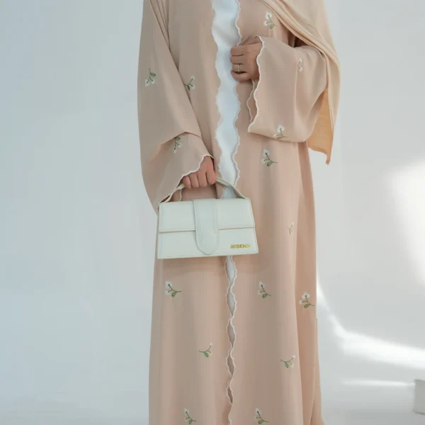Eid Muslim Abaya for Women Embroidery Cardigan Dresses Abayas Ramadan Morocco Dubai Jalabiya Kaftan Vestidos Arab Long Robe 2025 - Image 19